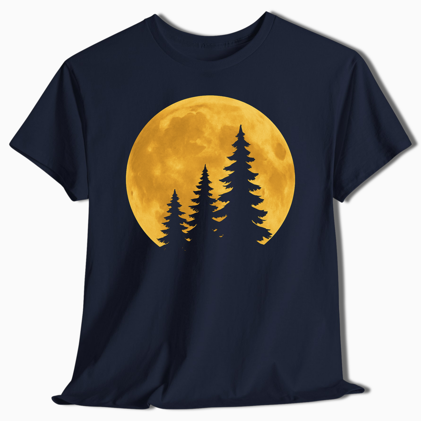 Moonlight Pine Tree Wilderness Shirt - t444a25
