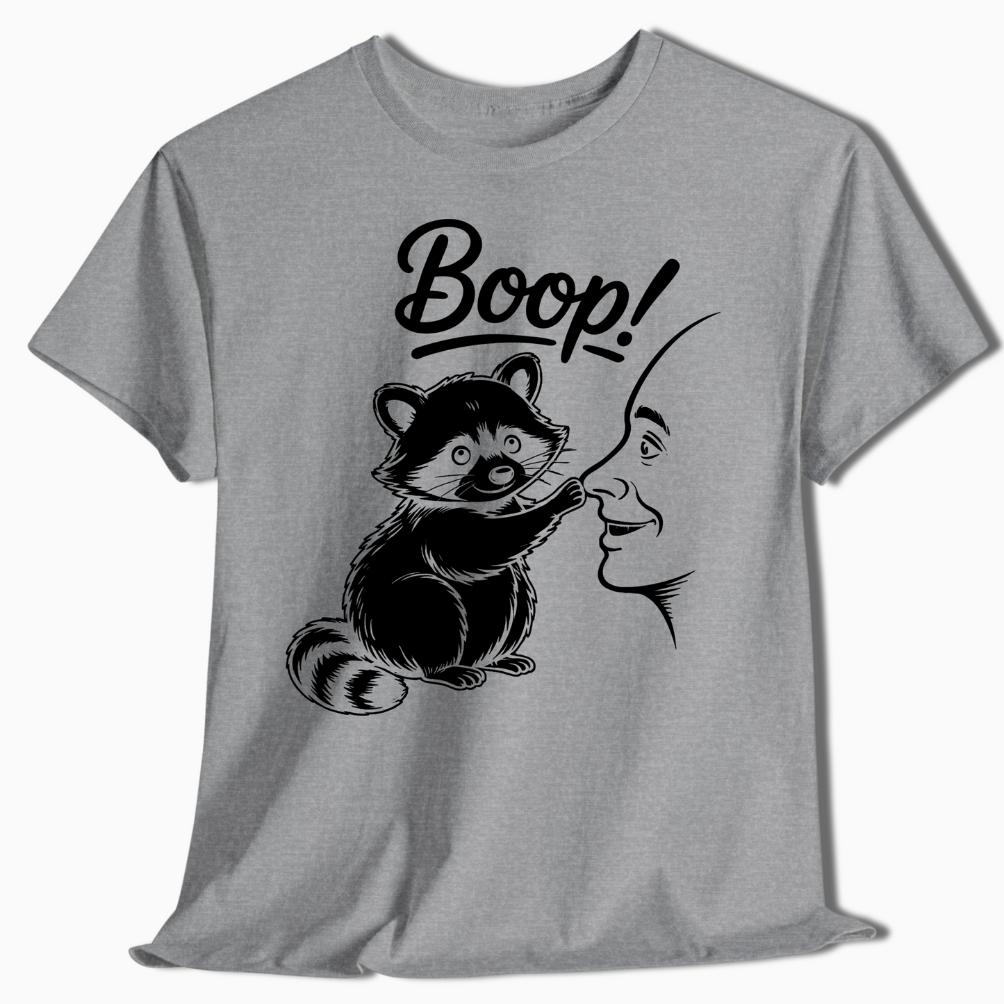 Raccoon Boop Nose Shirt - Cute Funny Camping Tee for Outdoorsy Folks - t459a25