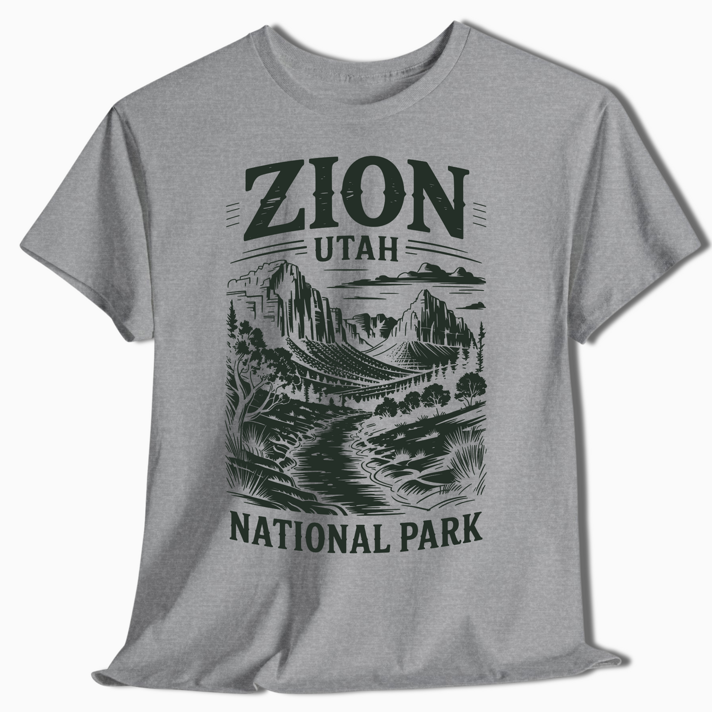 Zion National Park Utah Hiking Shirt – t288a25