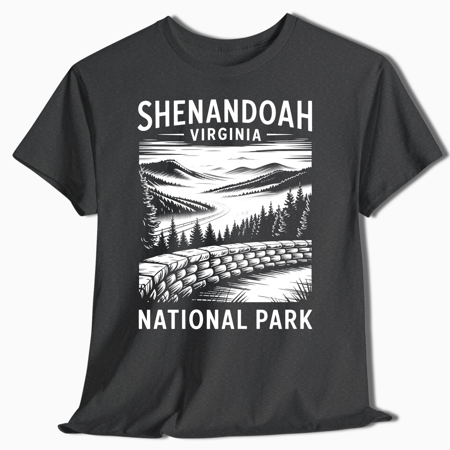 Shenandoah National Park T-Shirt - Skyline Drive Scenic Gift - t347a25