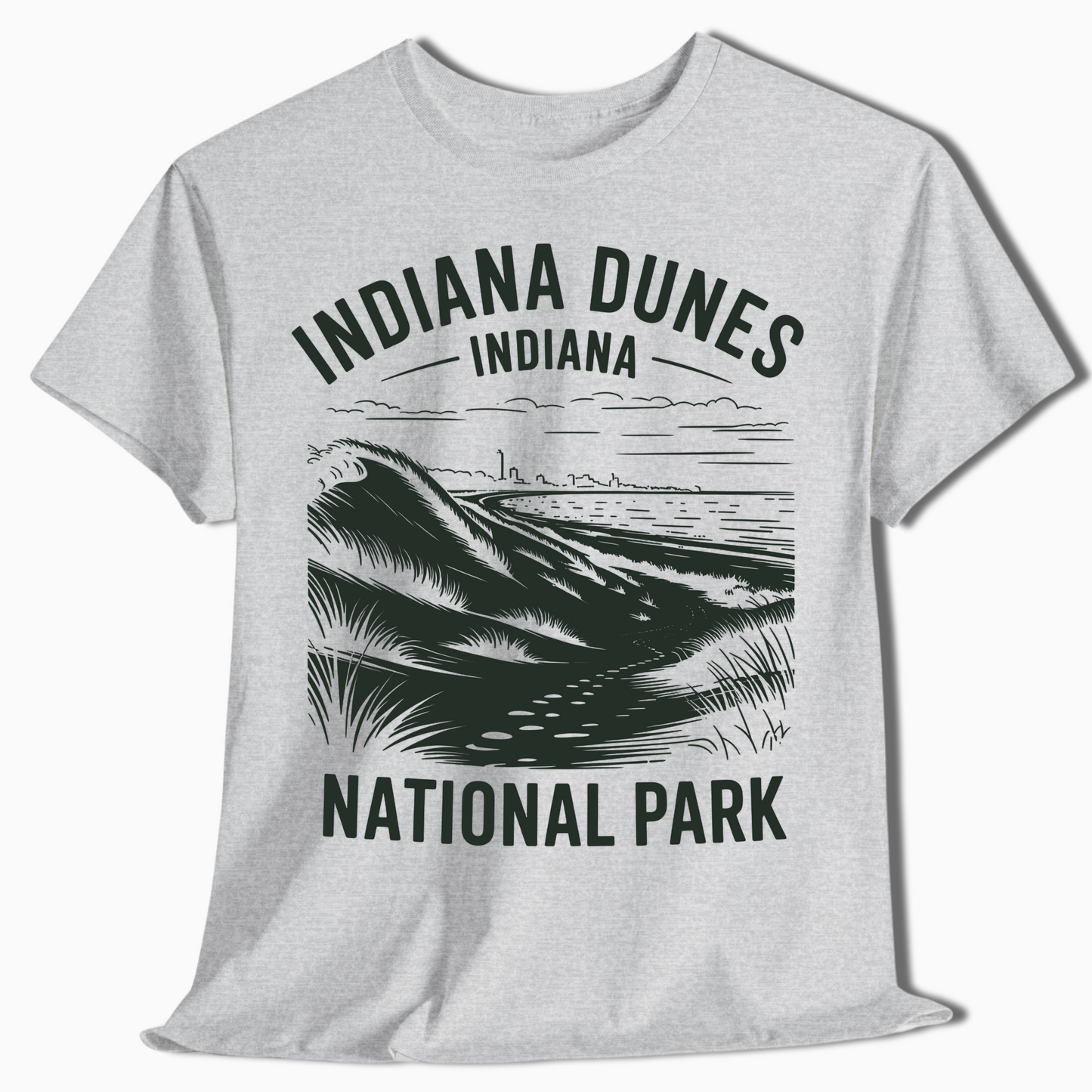 Indiana Dunes Beach and Dune View Shirt - t358a25