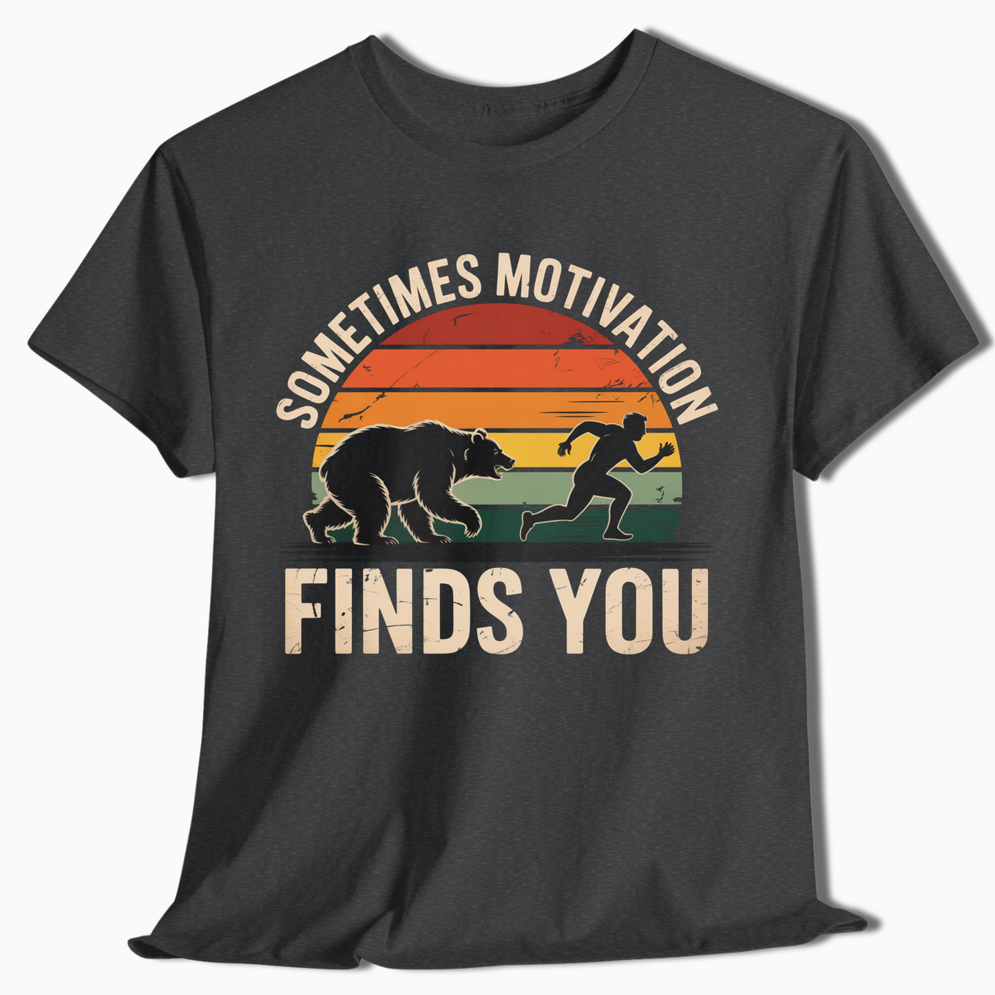 Sometimes Motivation Finds You Vintage Hiking Shirt - t415a25