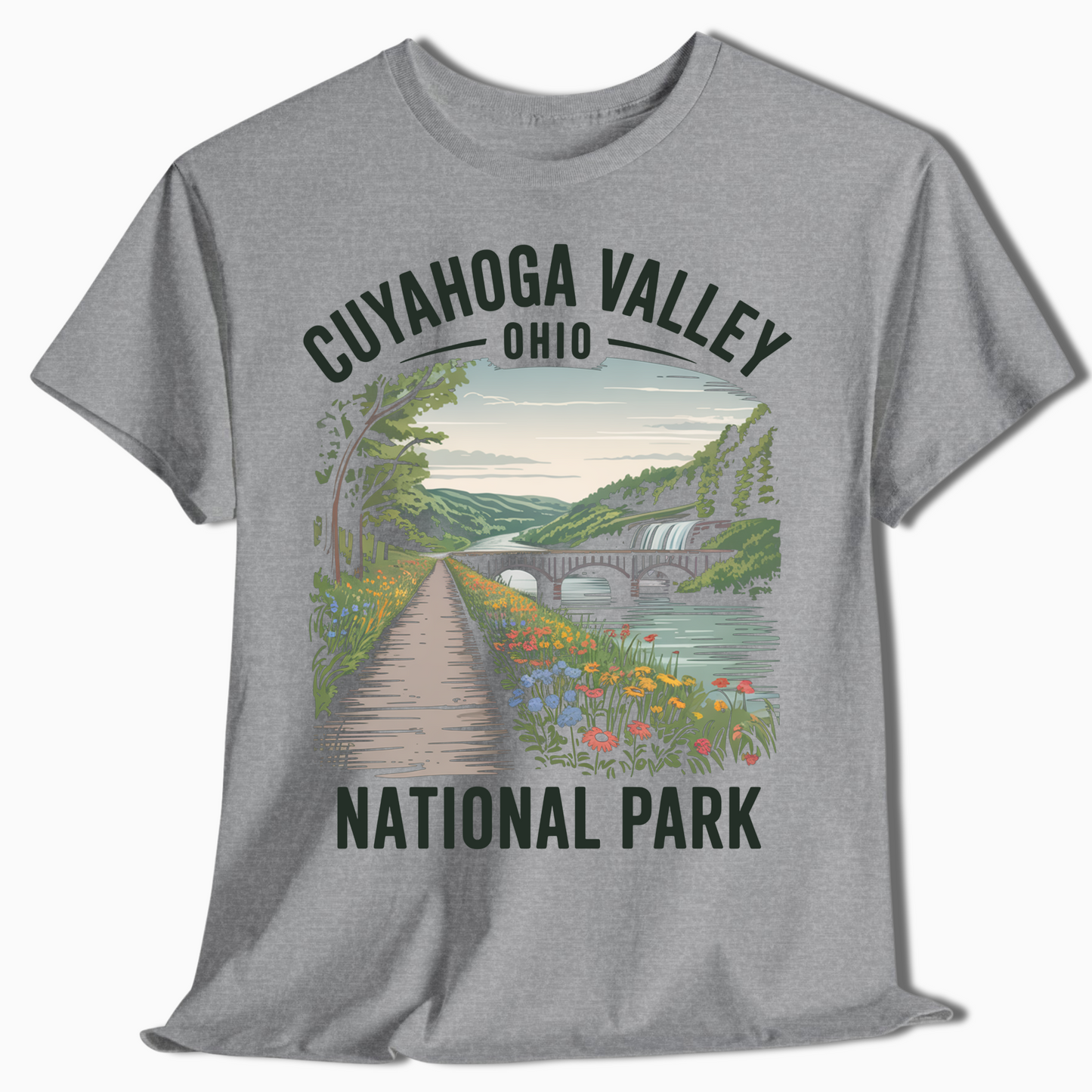 Cuyahoga Valley Wildflower Trail & Waterfall Tee - t364a25
