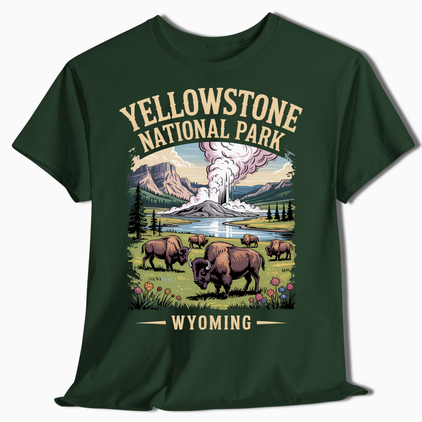 Yellowstone National Park Hiking Shirt - t282a25