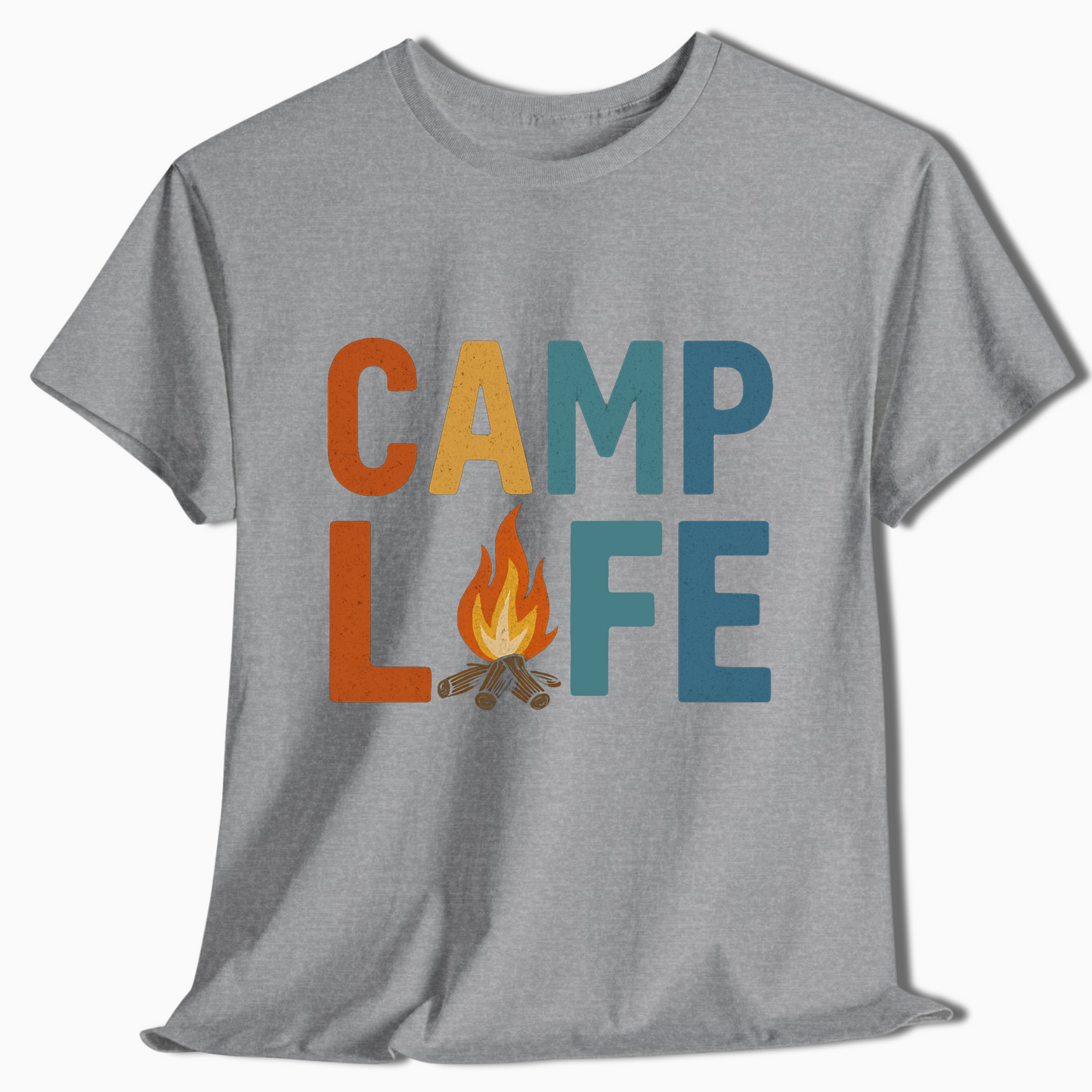 Camp Life Campfire T-Shirt - t438a25