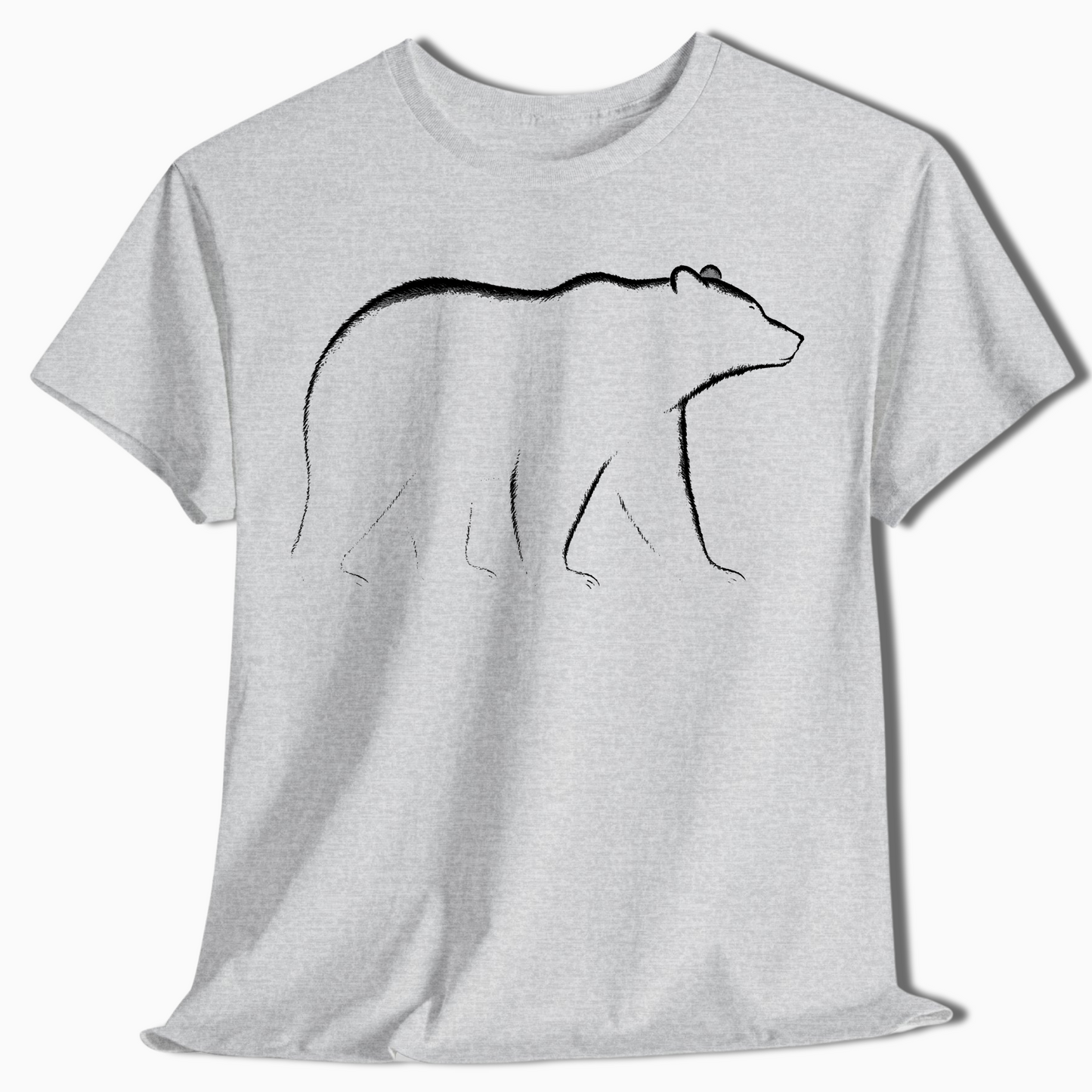 Minimalist Bear Shirt for Outdoorsmen - t442a25