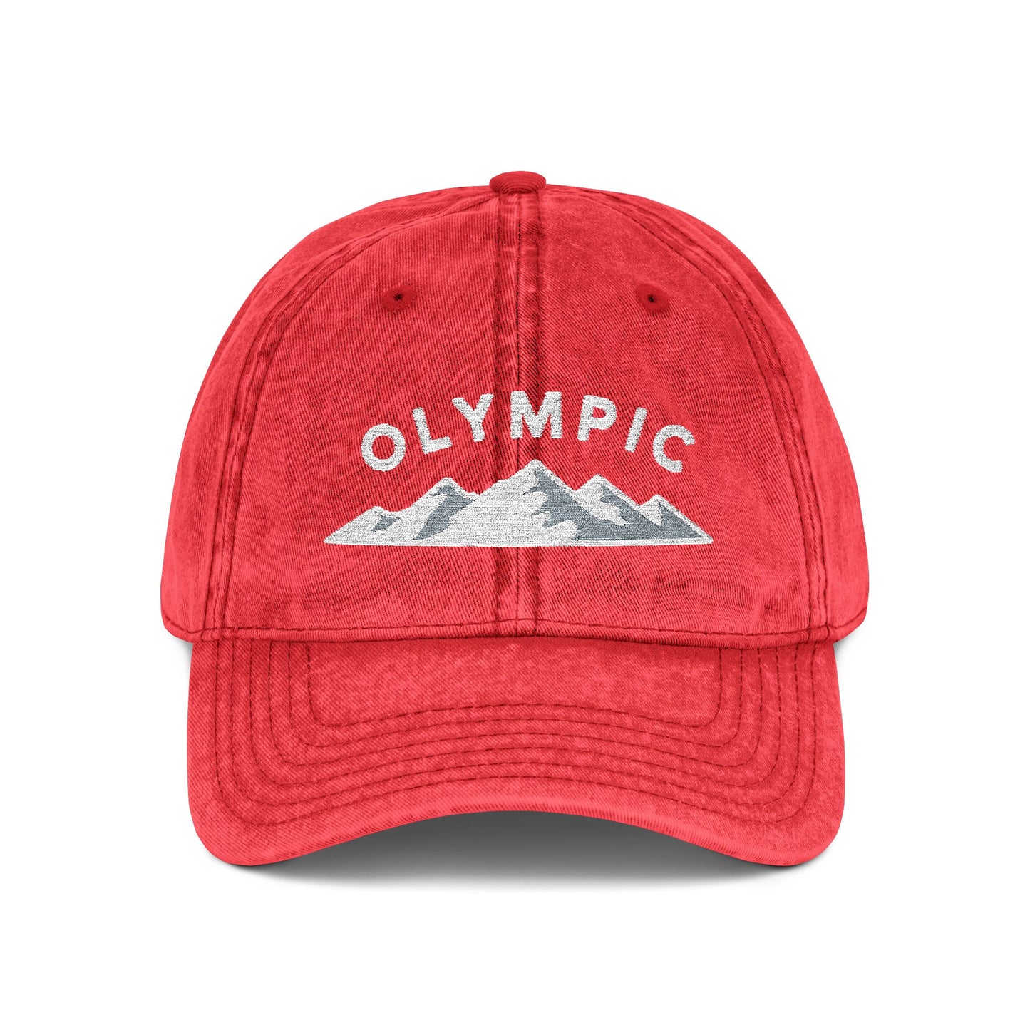 Olympic National Park Cap - Minimalist Mountain Design - t392a25