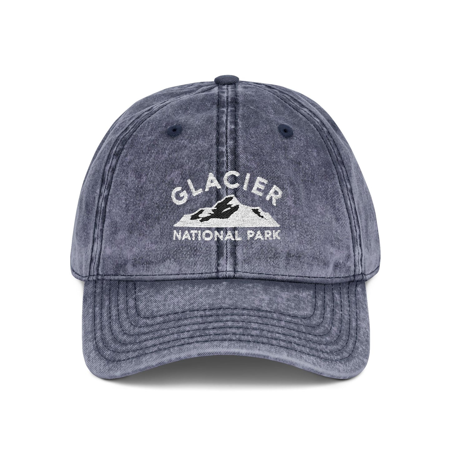 Mountain Logo Cap - Glacier National Park Hat - t326a25