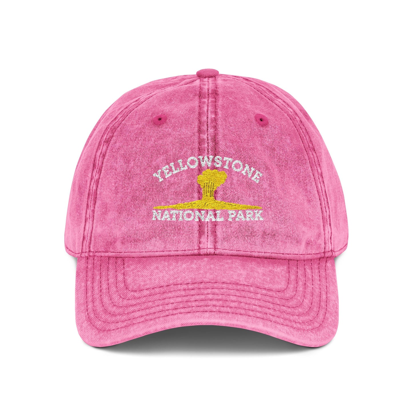 Yellowstone National Park Retro Geyser Cap for Campers - t312a25