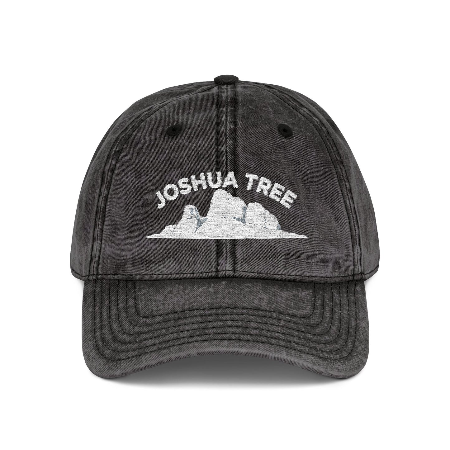 Joshua Tree Cap with Rock Silhouette Design - t391a25