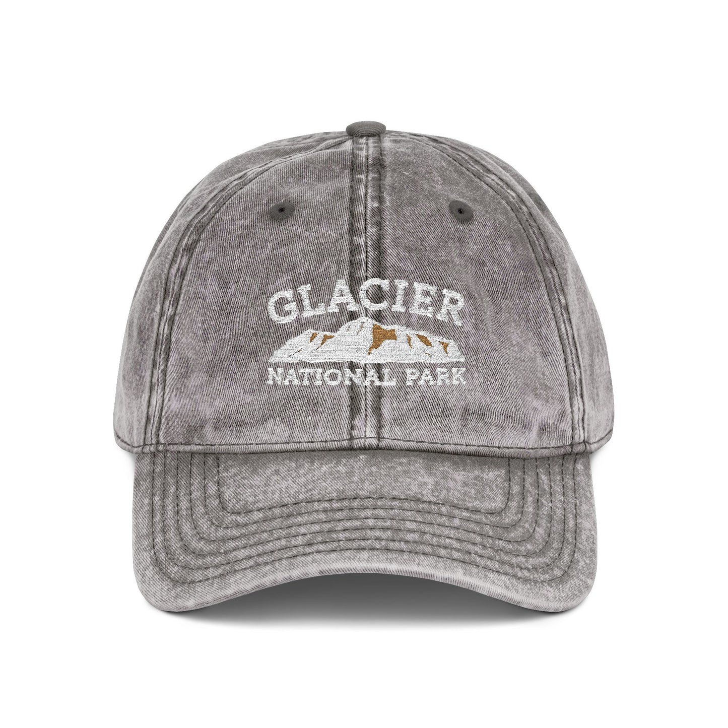 Mountain Ridge Cap - Glacier National Park Hat - t327a25
