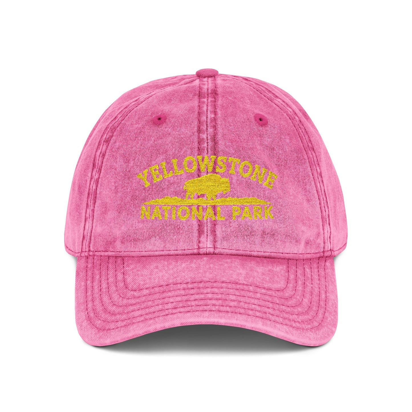 Yellowstone National Park Cap with Bison Silhouette - t310a25