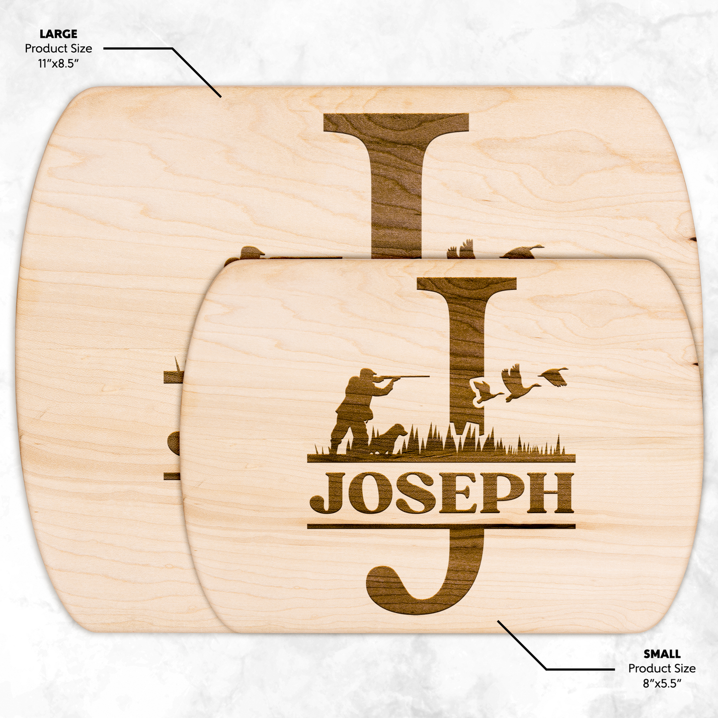 Personalized Duck Hunting Cutting Board Gift - t447a25