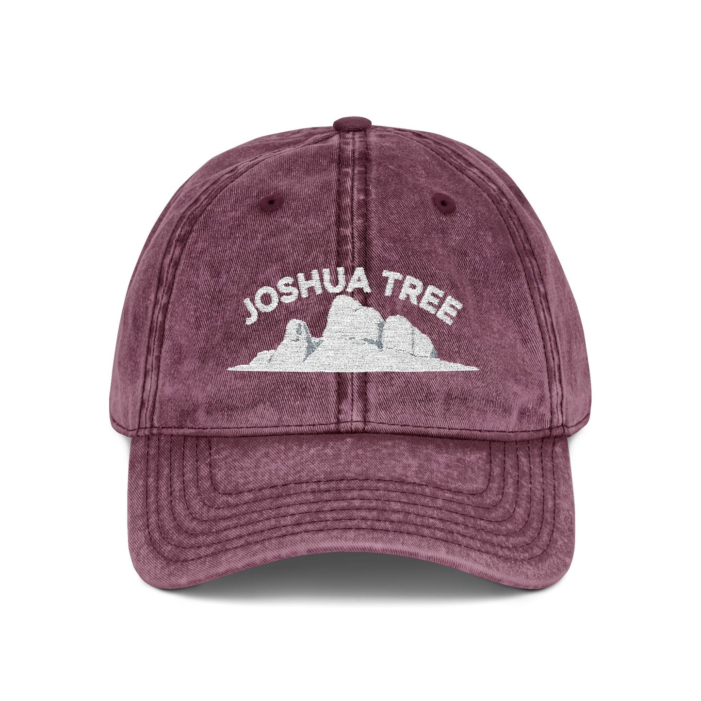 Joshua Tree Cap with Rock Silhouette Design - t391a25