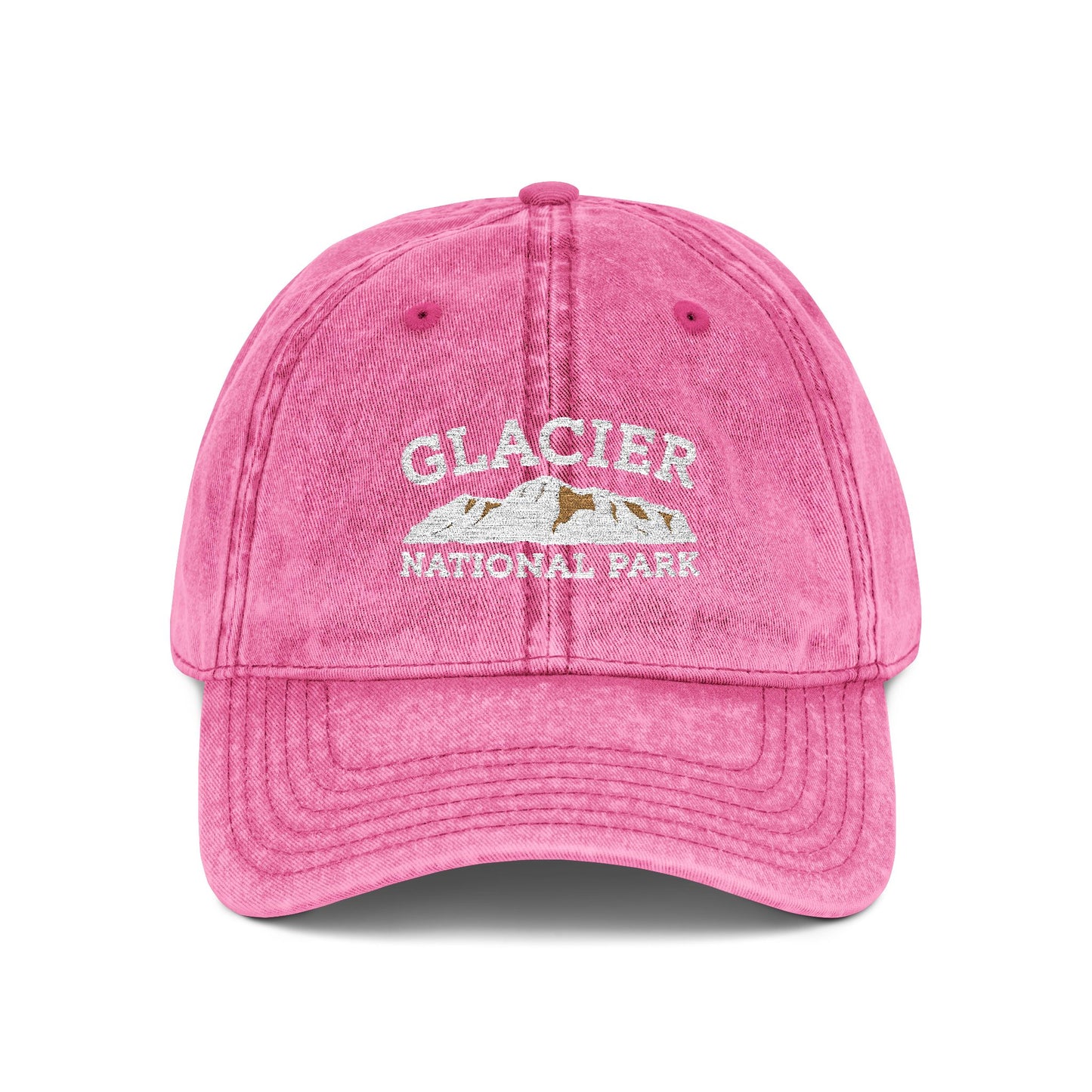 Mountain Ridge Cap - Glacier National Park Hat - t327a25