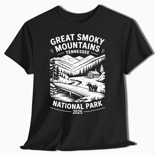 Great Smoky Mountains National Park T-Shirt - Custom Year - t376a25