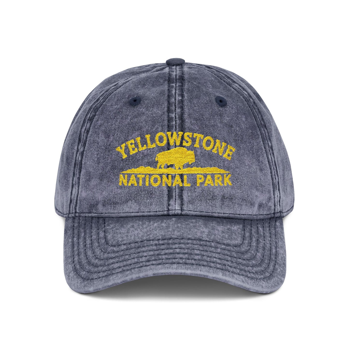 Yellowstone National Park Cap with Bison Silhouette - t310a25