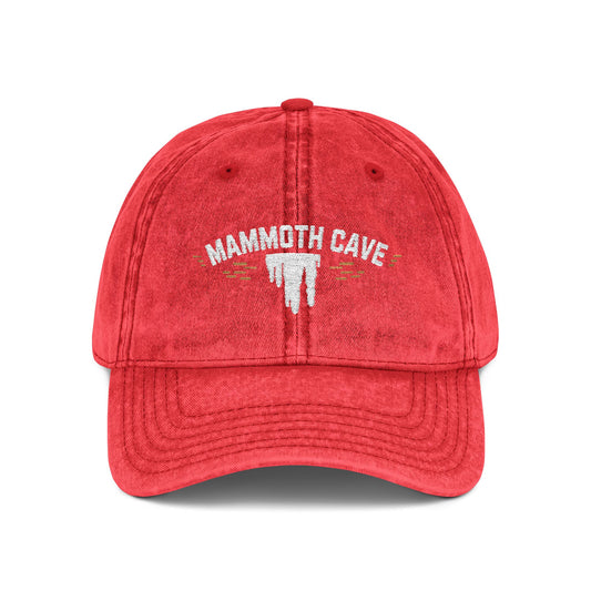 Mammoth Cave Cap with Modern Stalactite Design - t397a25