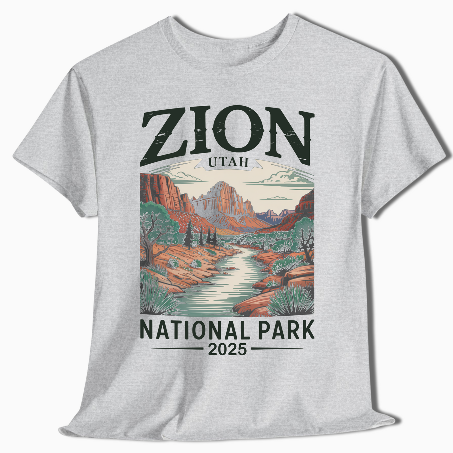 Zion National Park Shirt with Custom Year – Utah Hiker Gift – t289a25