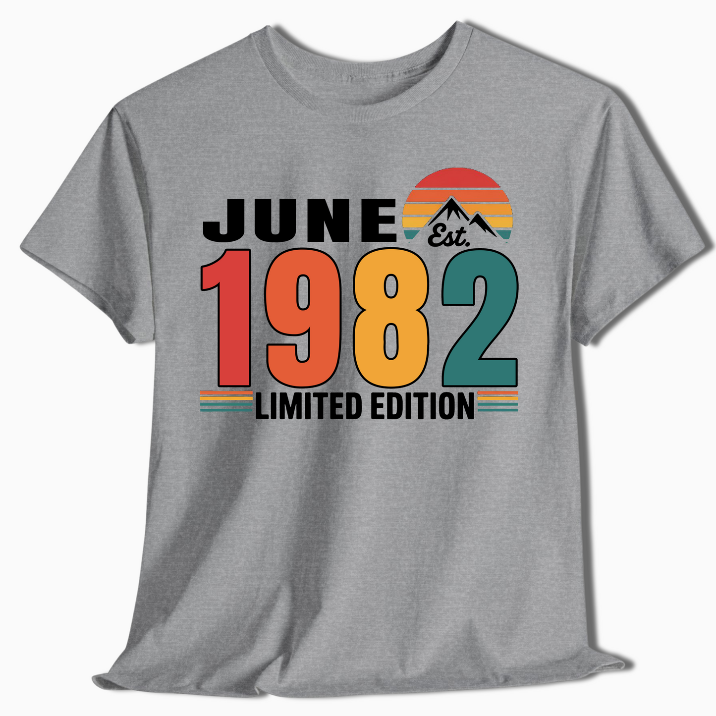 Personalized Vintage Birthday Shirt - Custom Year & Month - t418a25