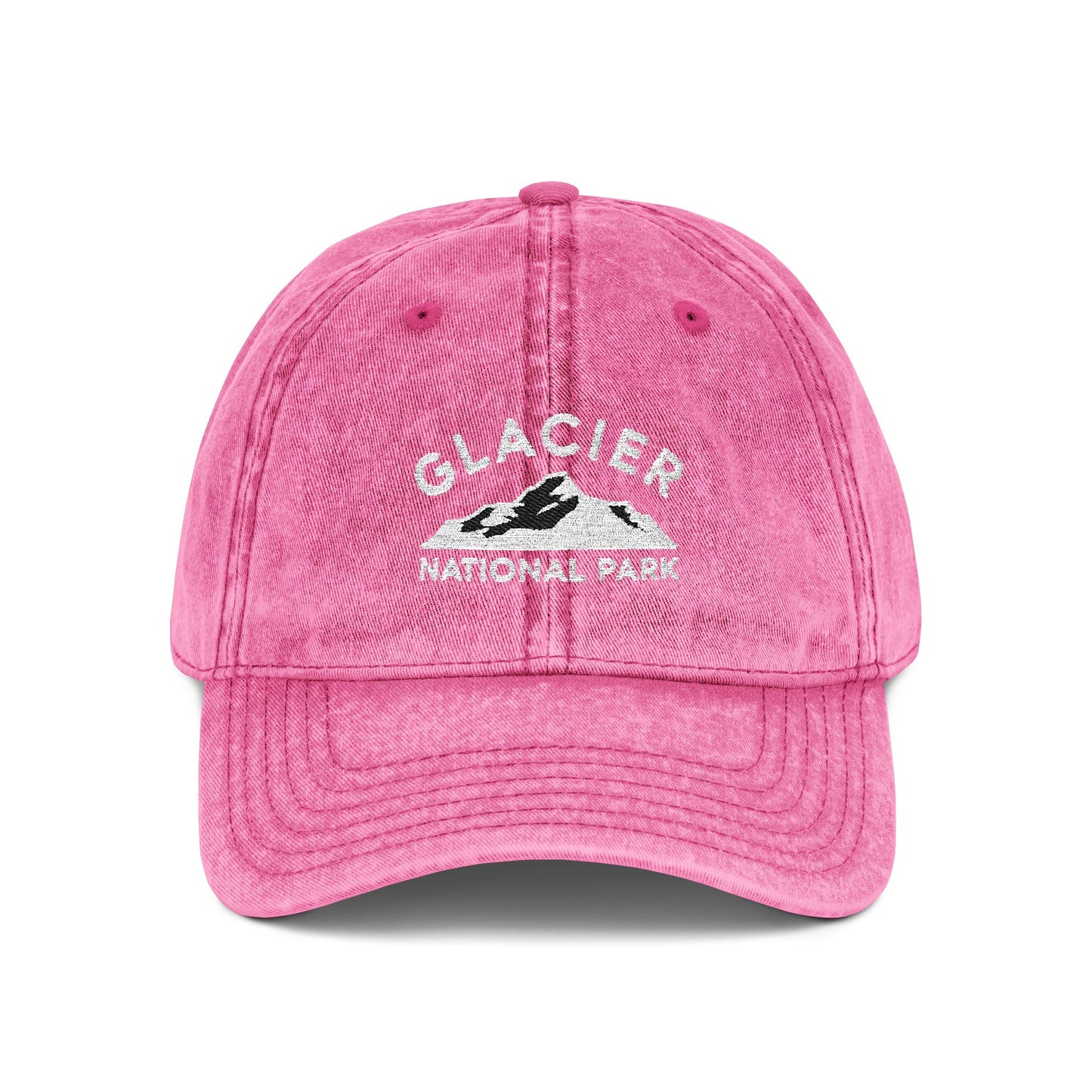 Mountain Logo Cap - Glacier National Park Hat - t326a25