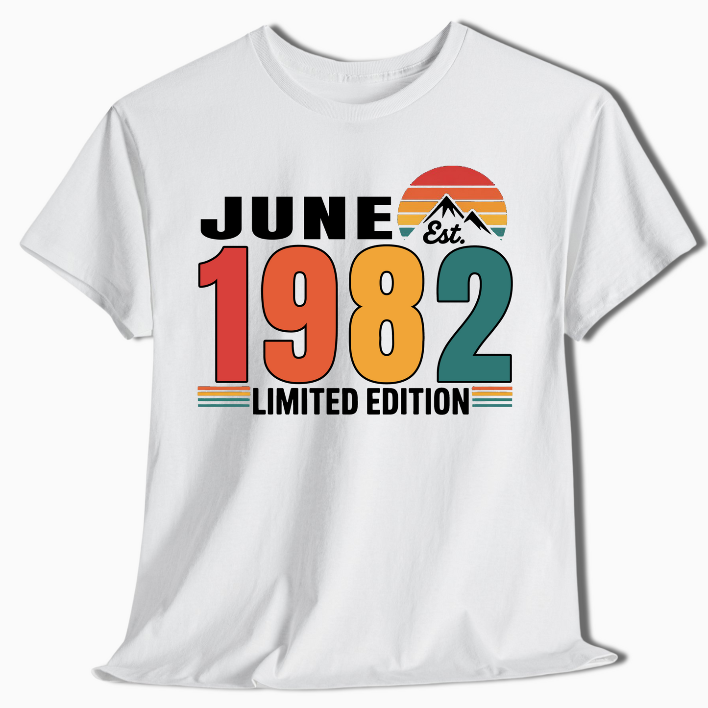 Personalized Vintage Birthday Shirt - Custom Year & Month - t418a25