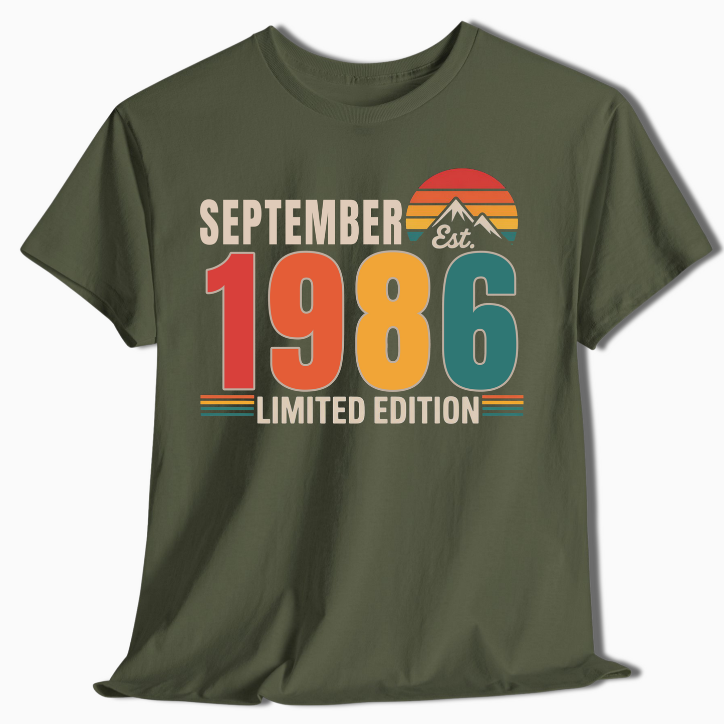 Personalized Vintage Birthday Shirt - Custom Year & Month - t418a25