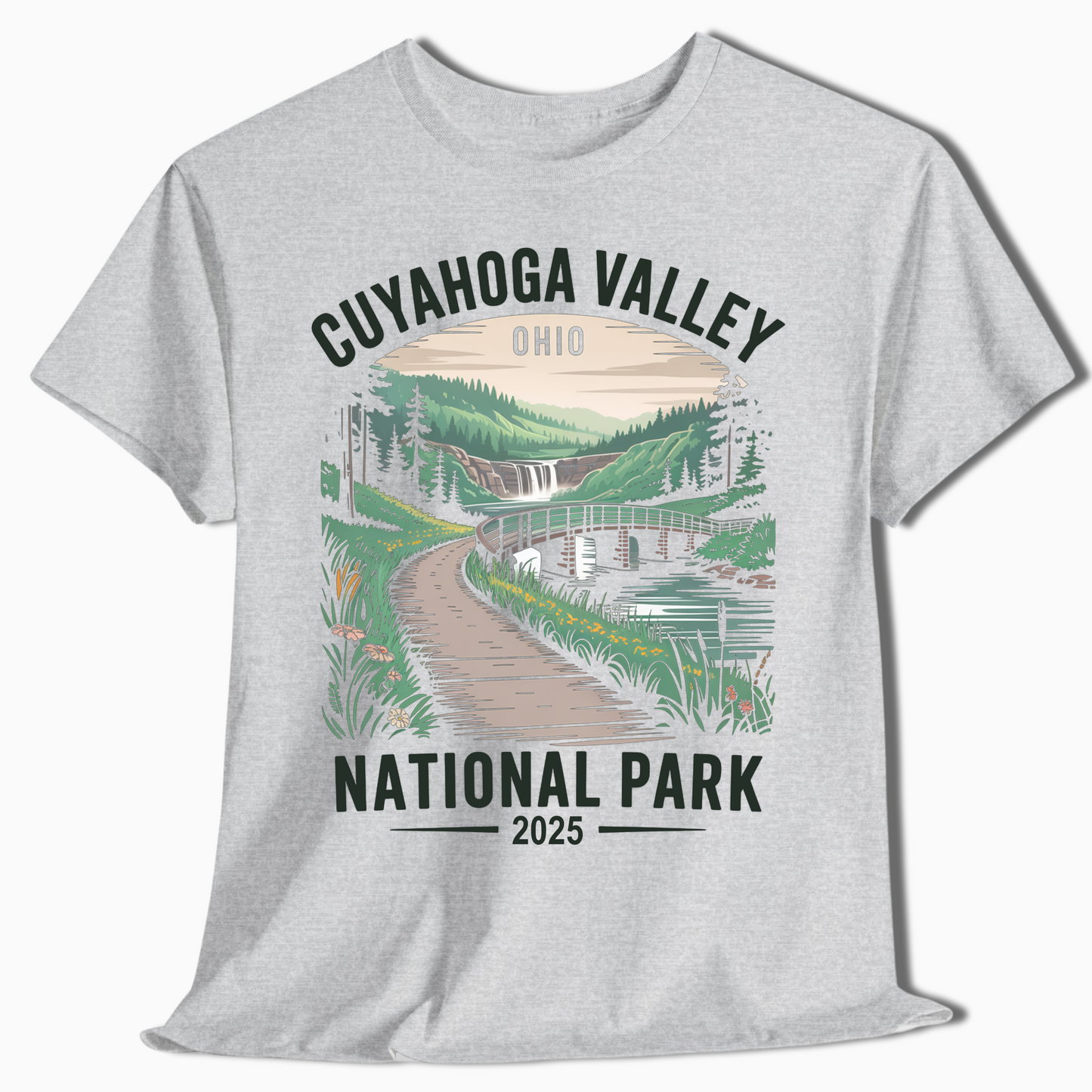 Cuyahoga Valley National Park Waterfall Trail Shirt - t360a25