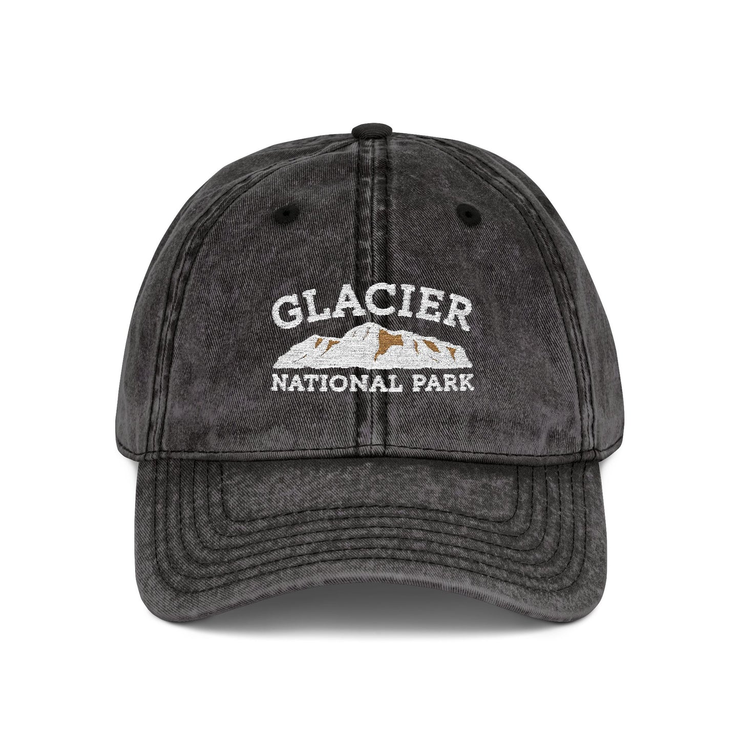 Mountain Ridge Cap - Glacier National Park Hat - t327a25
