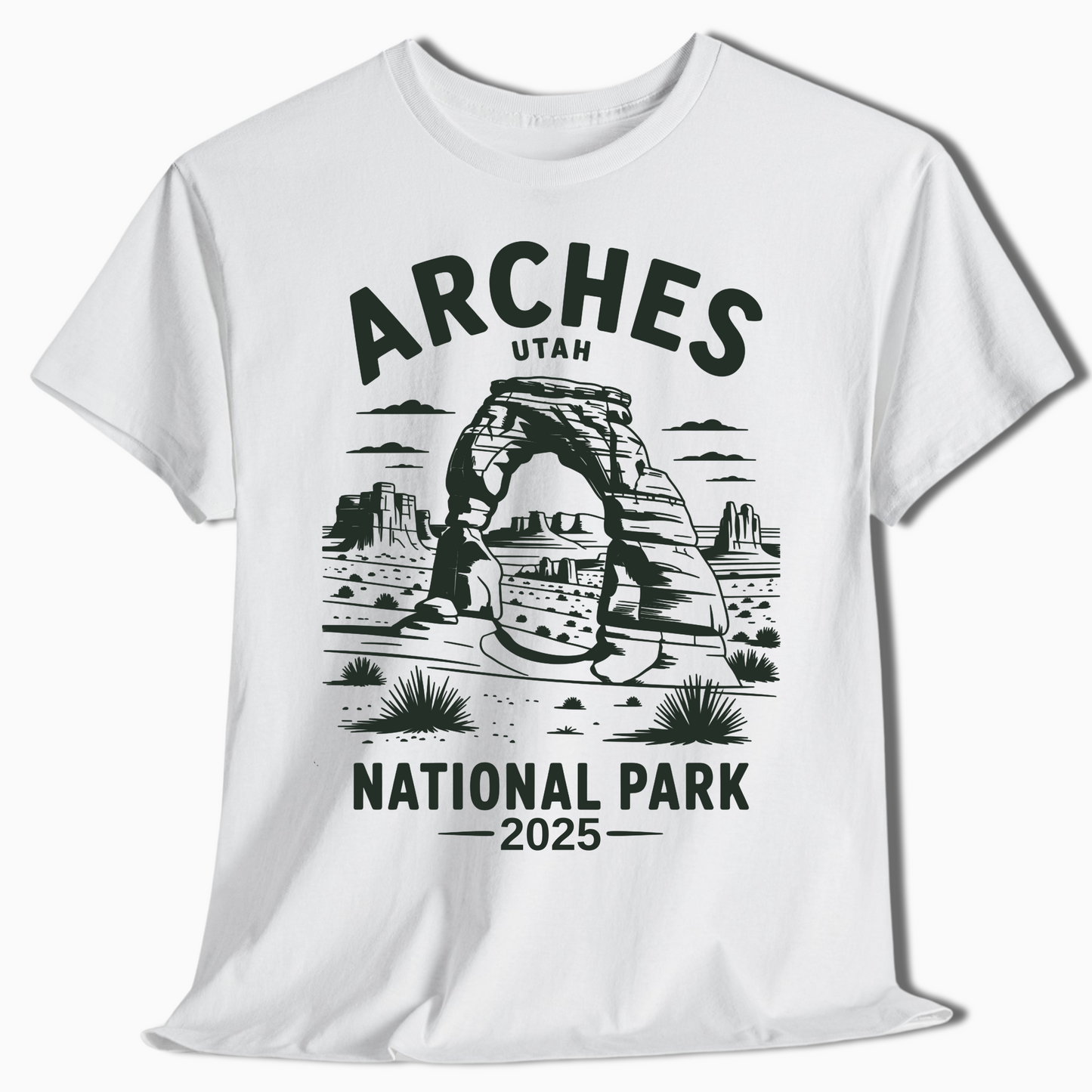 Arches National Park Utah Shirt - Custom Year Design - t302a25