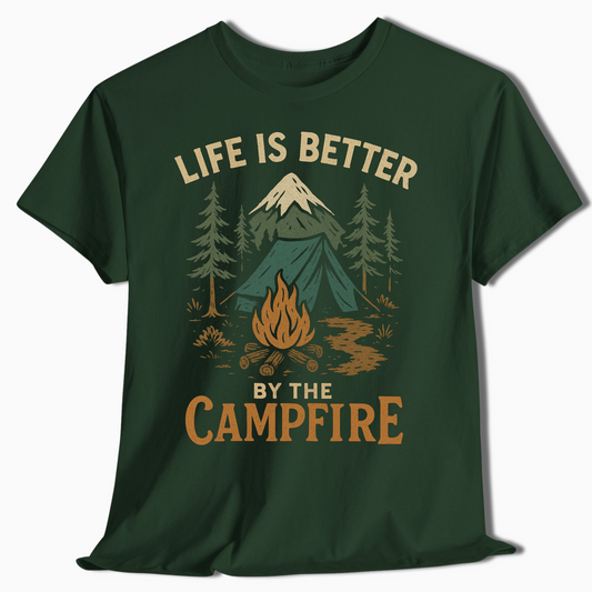 Life Is Better By The Campfire Camping Shirt - t430a25