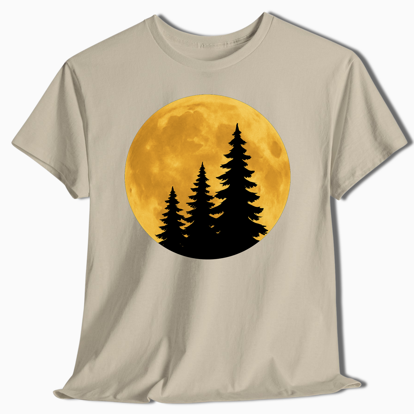 Moonlight Pine Tree Wilderness Shirt - t444a25
