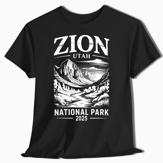 Zion National Park Shirt with Custom Year – Trail Shirt – t290a25