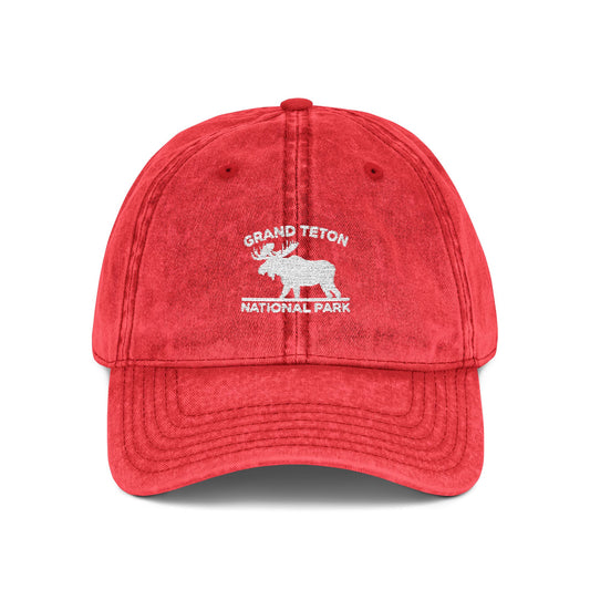 Grand Teton National Park Moose Hat - Outdoor Gift Cap - t334a25