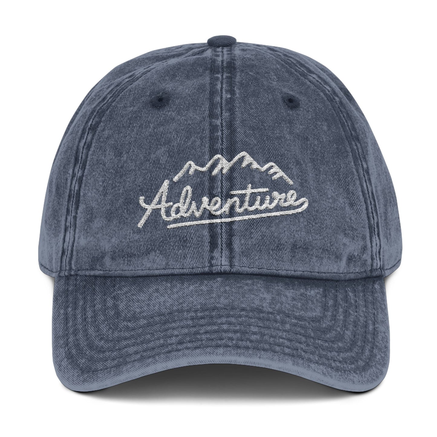 Adventure Mountains Vintage Cap | Outdoor Explorer Baseball Hat | Nature Enthusiast Gift - t89a25