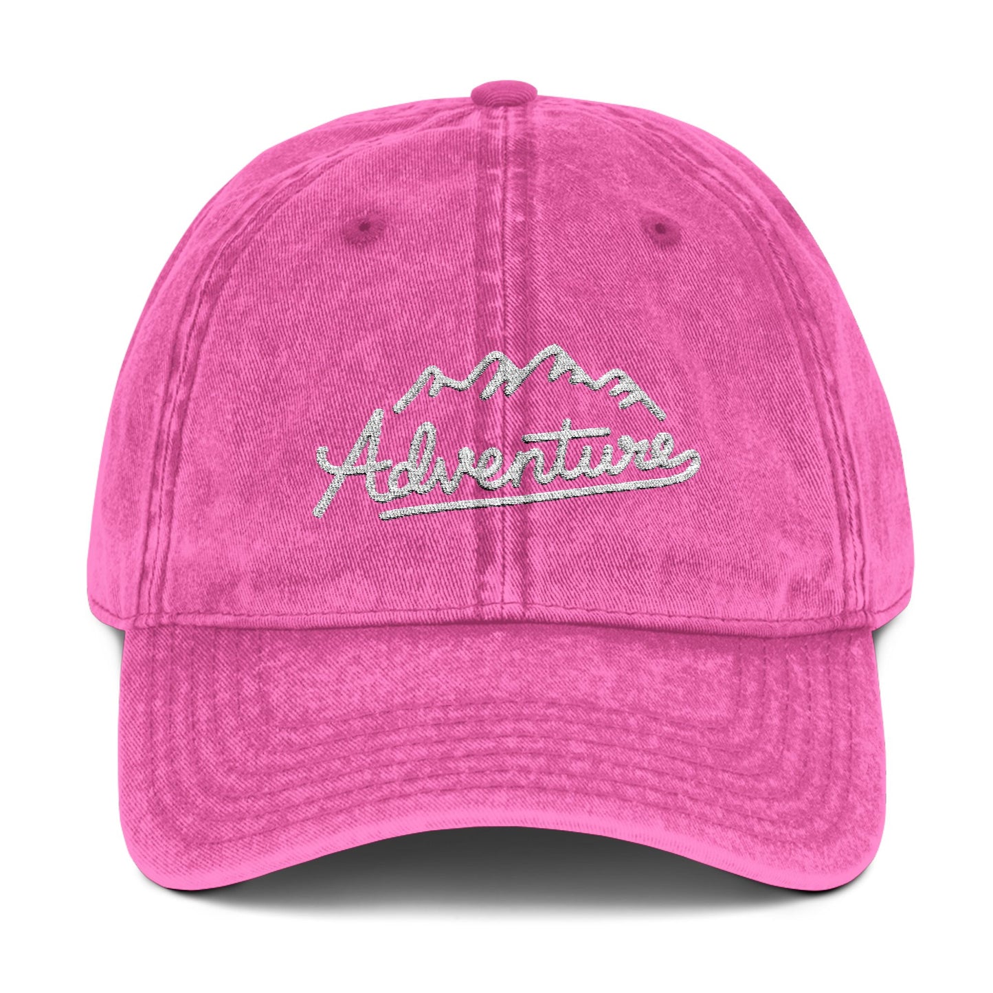 Adventure Mountains Vintage Cap | Outdoor Explorer Baseball Hat | Nature Enthusiast Gift - t89a25