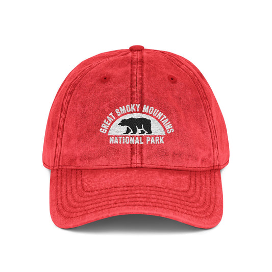 Great Smoky Mountains Bear Cap - National Park Adventure Style - t388a25