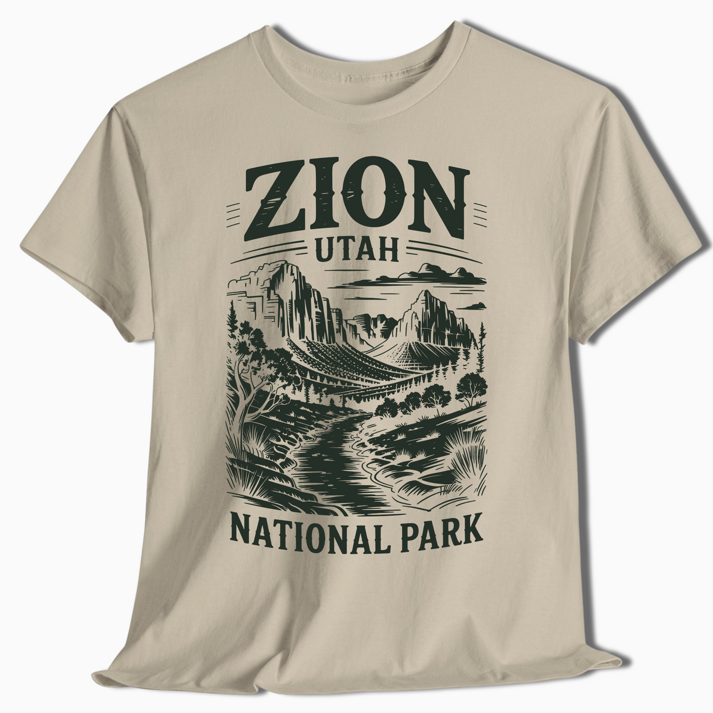 Zion National Park Utah Hiking Shirt – t288a25