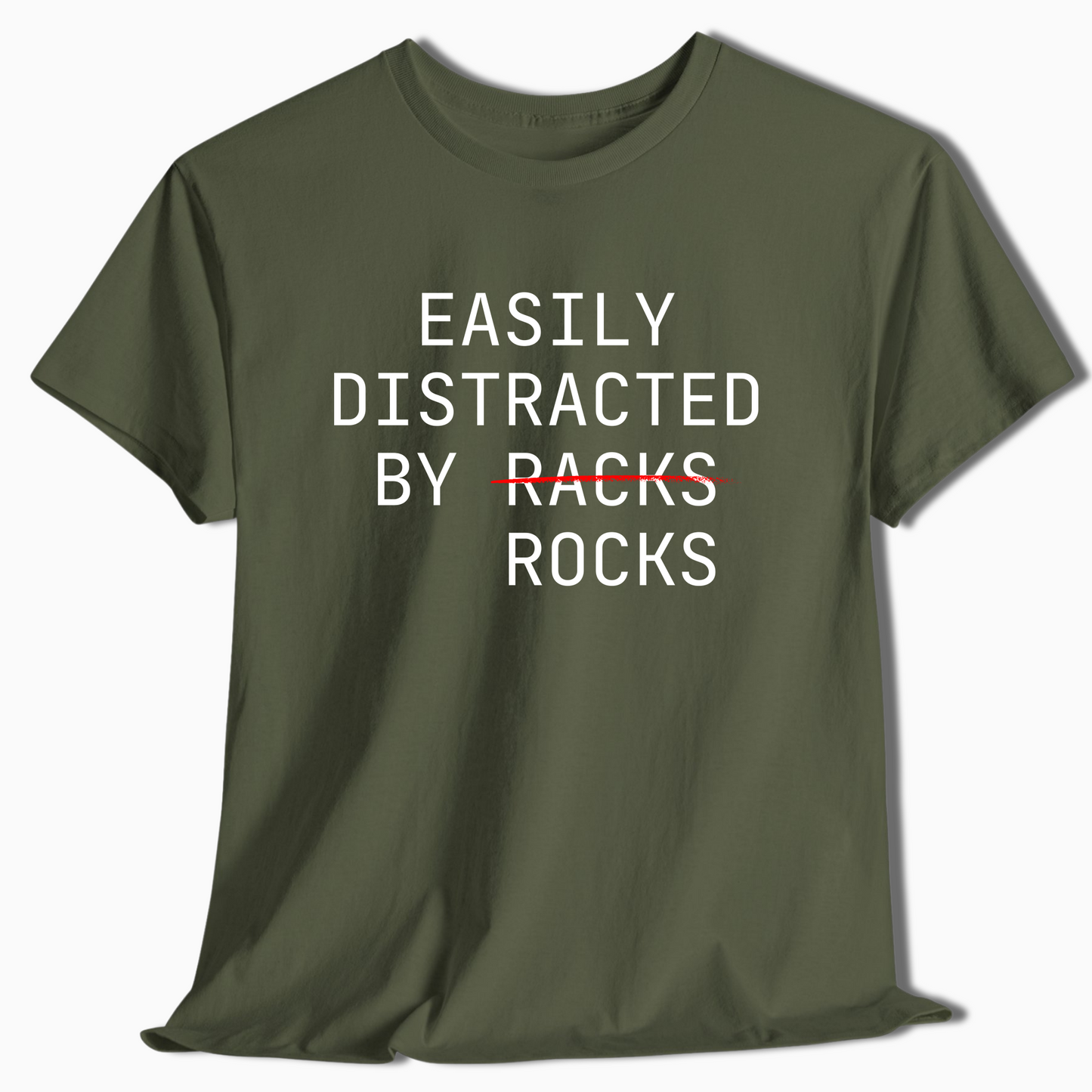 Easily Distracted by Racks Rocks Shirt - t451a25