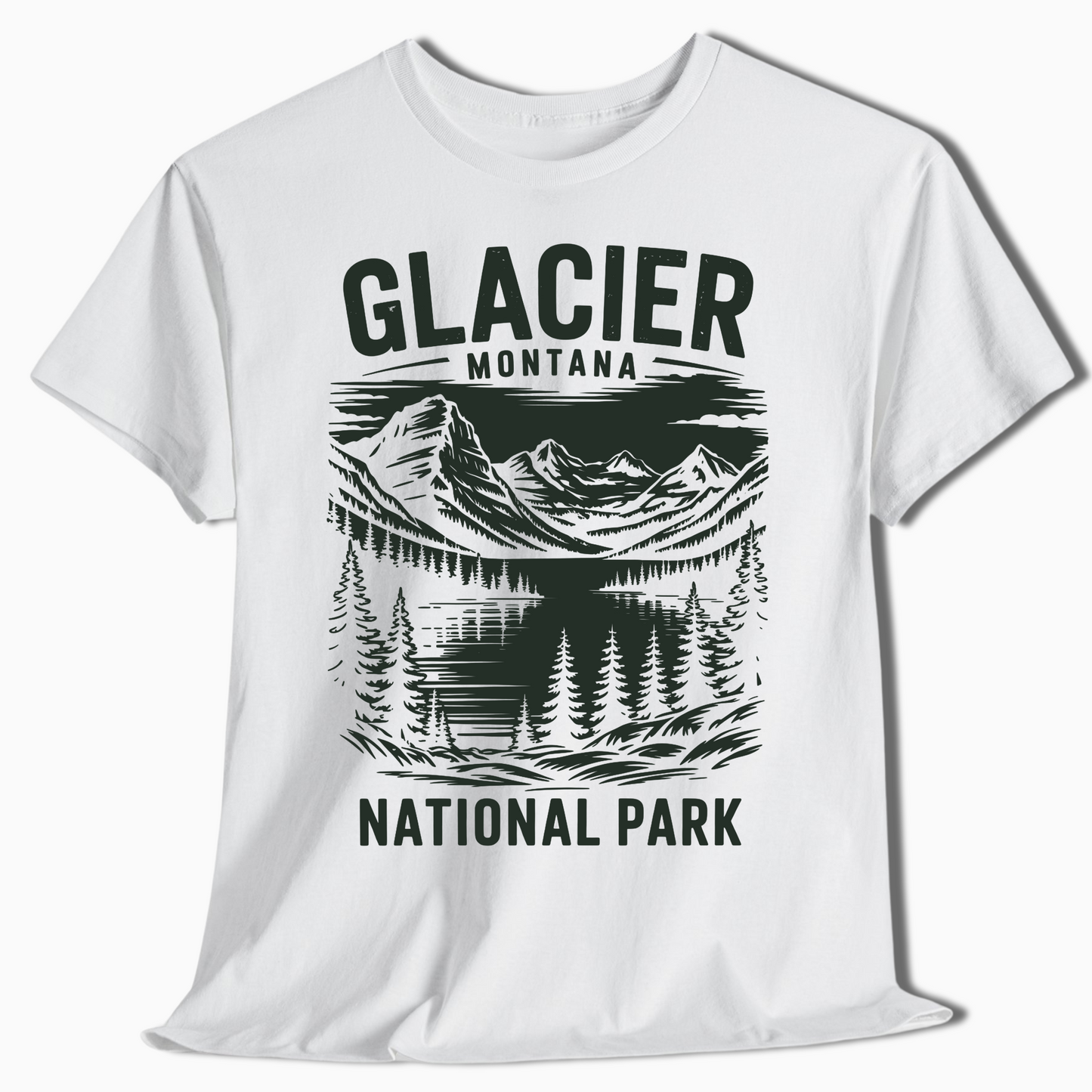 Glacier National Park Montana Hiking Shirt – t291a25