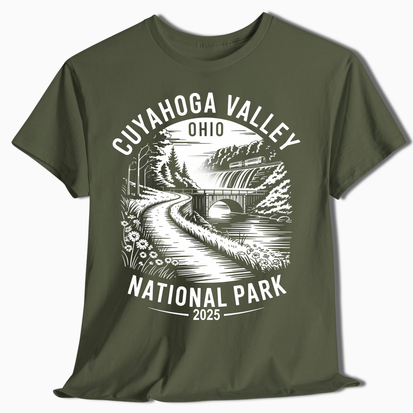 Cuyahoga Valley Scenic Bridge & Trail Shirt - t361a25