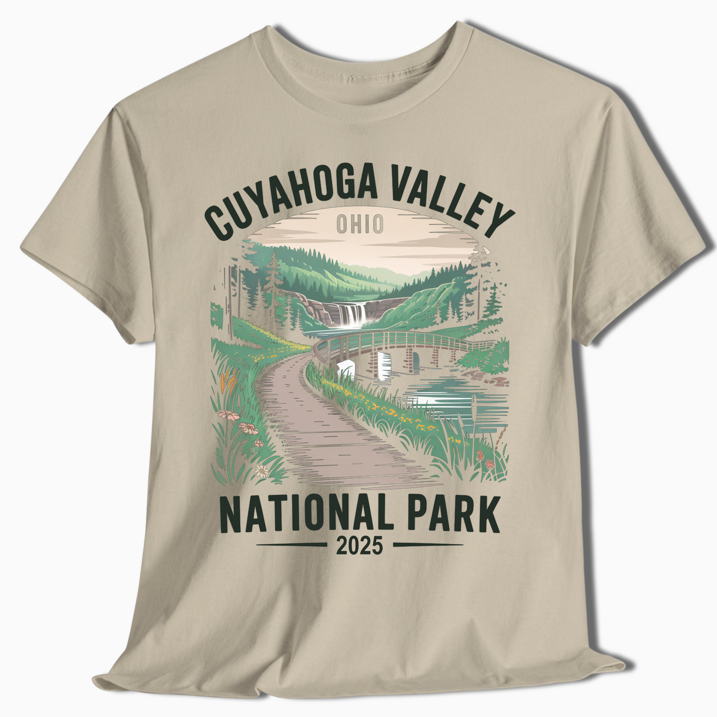 Cuyahoga Valley National Park Waterfall Trail Shirt - t360a25