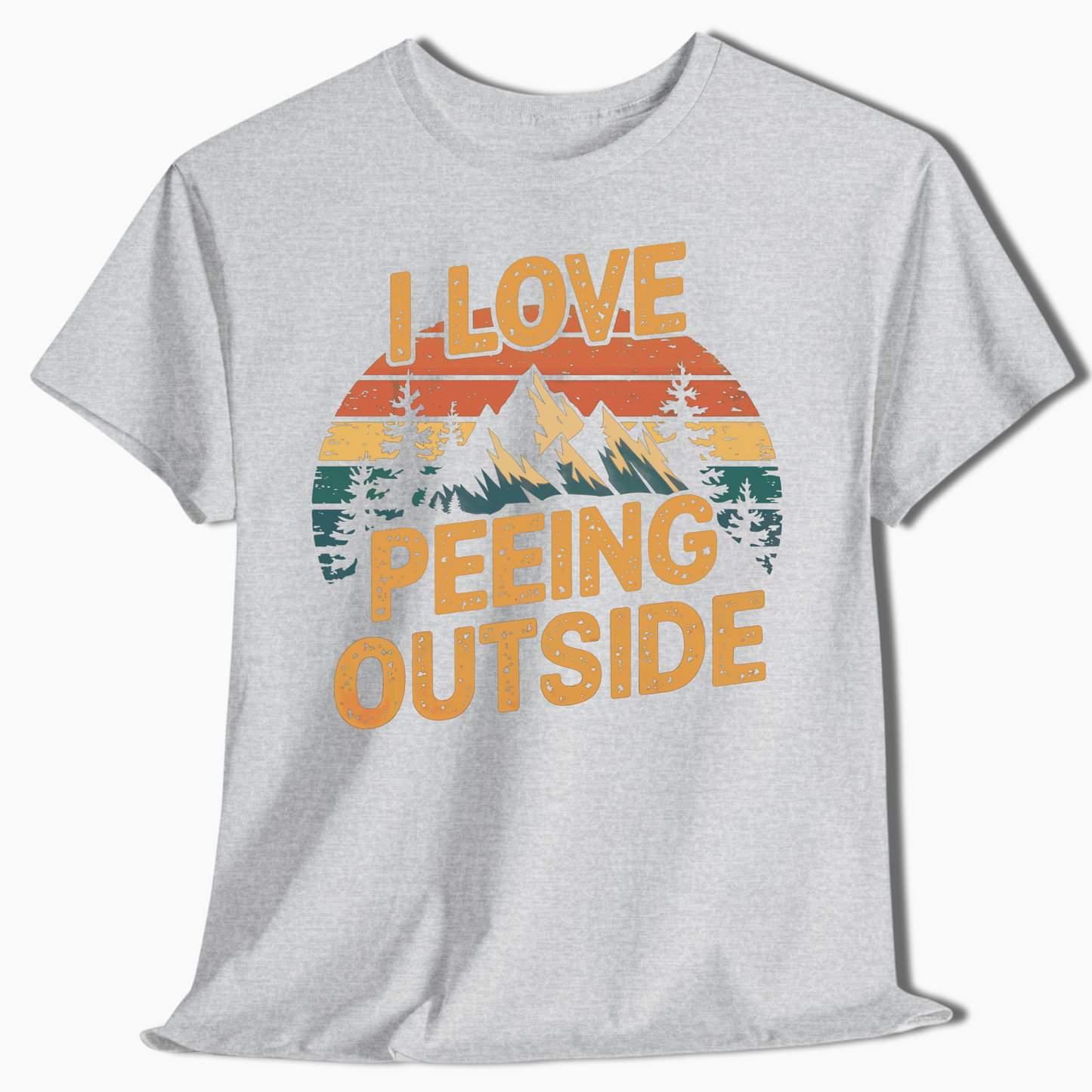 Hiking T-Shirt I Love Peeing Outside - t93a25