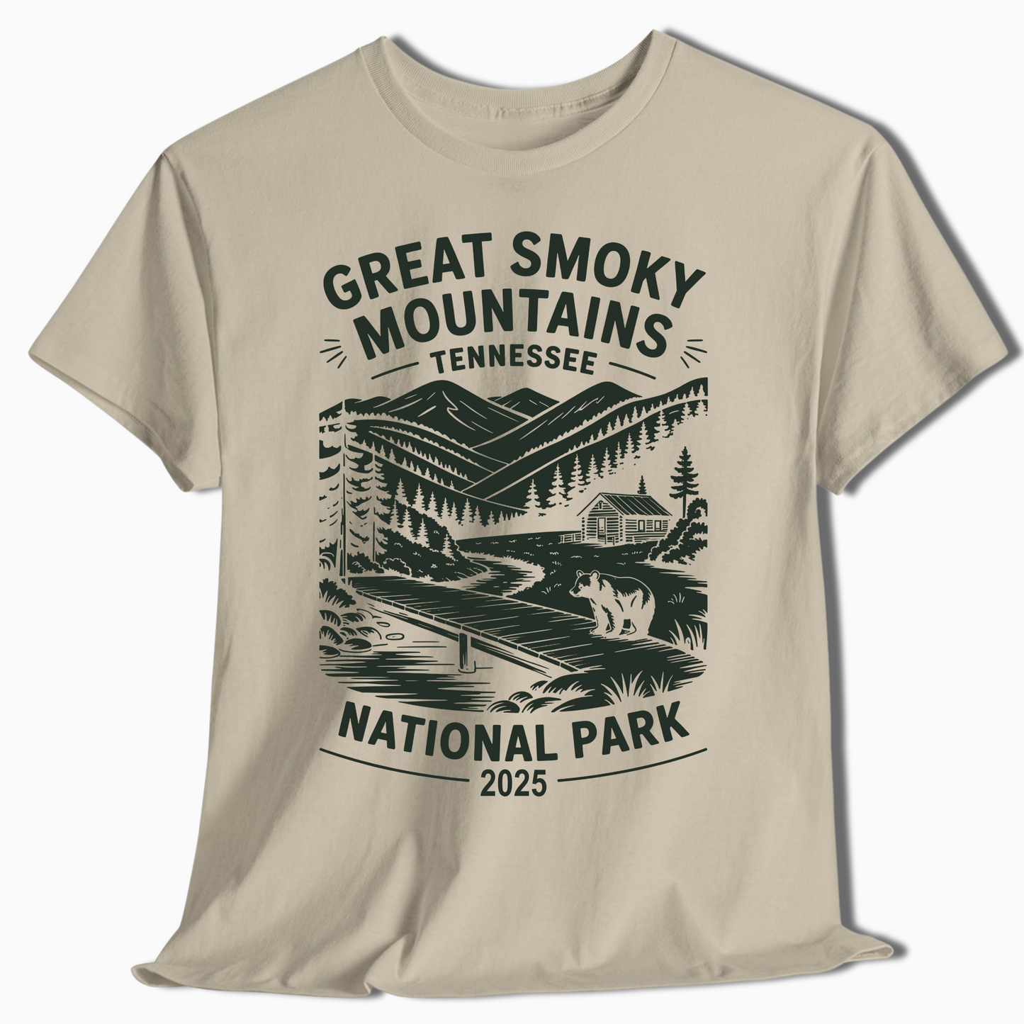 Great Smoky Mountains National Park T-Shirt - Custom Year - t376a25