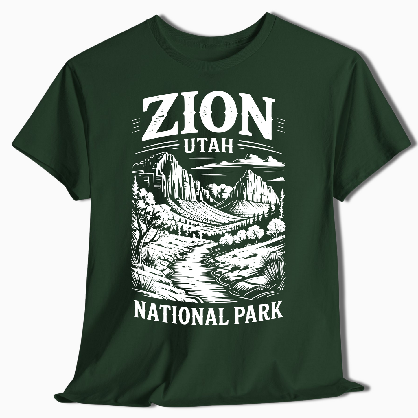 Zion National Park Utah Hiking Shirt – t288a25