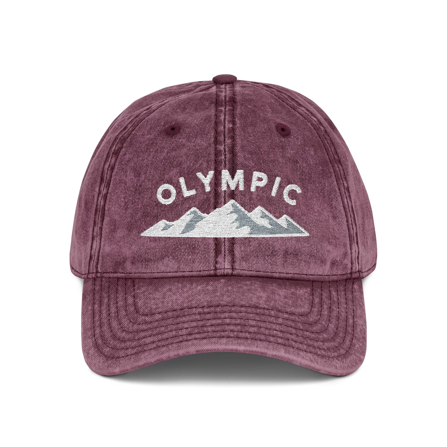 Olympic National Park Cap - Minimalist Mountain Design - t392a25