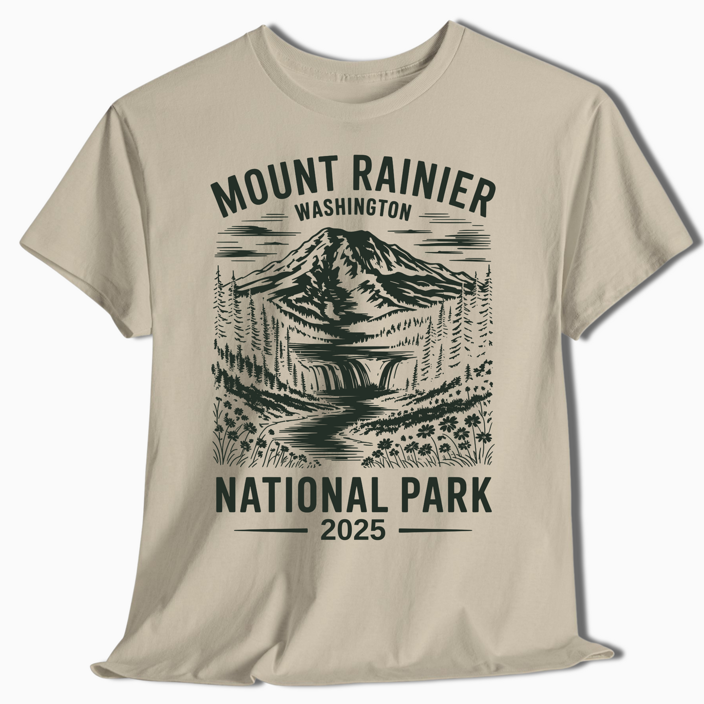 Mount Rainier National Park Shirt - Custom 2025 Souvenir - t300a25