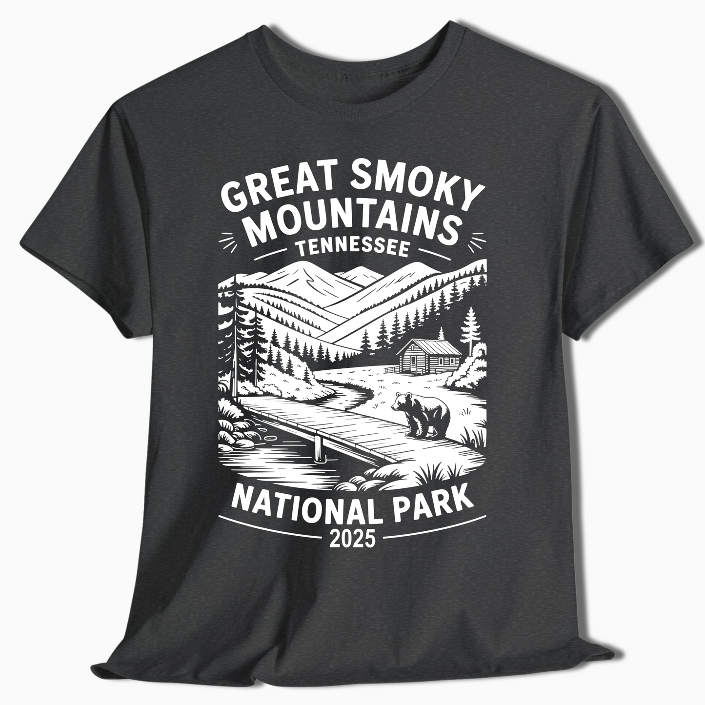 Great Smoky Mountains National Park T-Shirt - Custom Year - t376a25