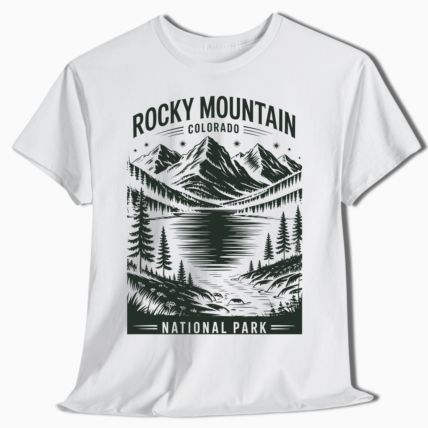 Rocky Mountain National Park Colorado Shirt for Hikers – t295a25
