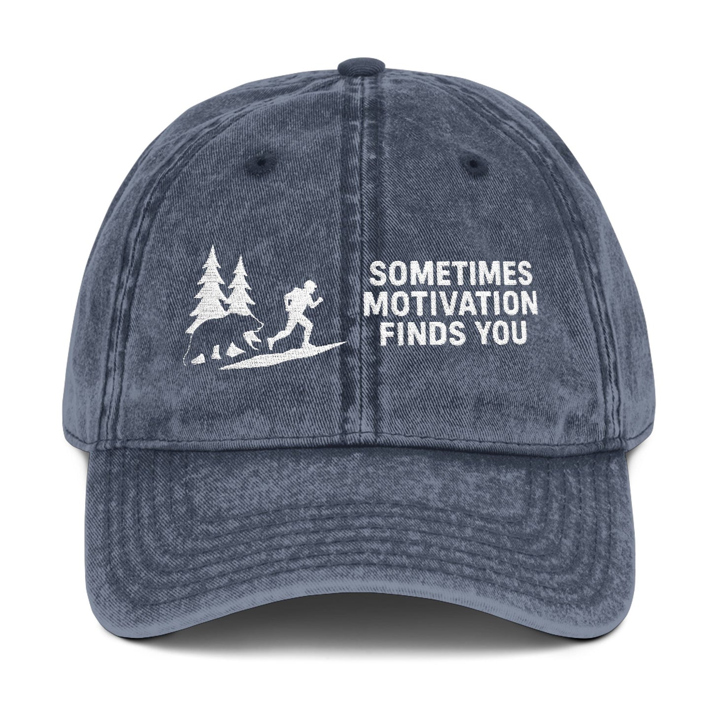 Sometimes Motivation Finds You Trail Running Cap - t270a25